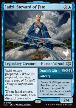 Jadzi, Steward of Fate // Oracle's Gift - Secrets of Strixhaven: Promos (Rare) [PSOS-55]