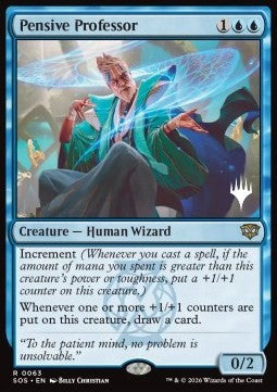Pensive Professor - Secrets of Strixhaven: Promos (Rare) [PSOS-63]