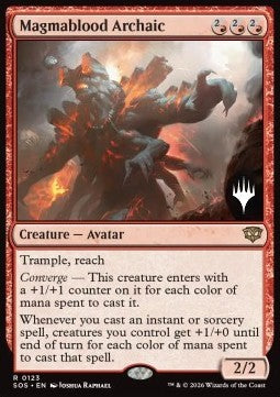 Magmablood Archaic - Secrets of Strixhaven: Promos (Rare) [PSOS-123]