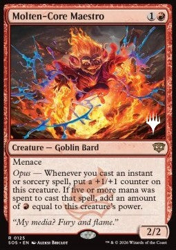 Molten-Core Maestro - Secrets of Strixhaven: Promos (Rare) [PSOS-125]