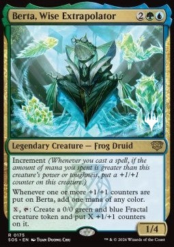 Berta, Wise Extrapolator - Secrets of Strixhaven: Promos (Rare) [PSOS-175]