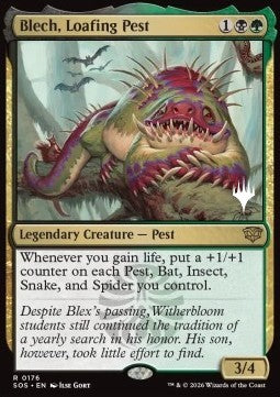 Blech, Loafing Pest - Secrets of Strixhaven: Promos (Rare) [PSOS-176]