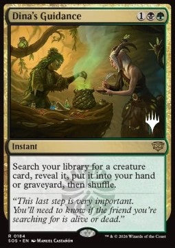 Dina's Guidance - Secrets of Strixhaven: Promos (Rare) [PSOS-184]