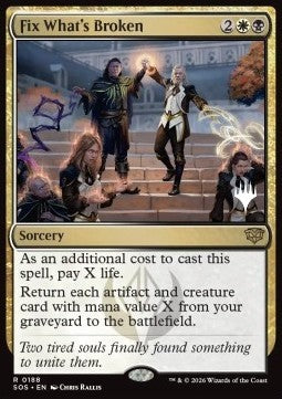 Fix What's Broken - Secrets of Strixhaven: Promos (Rare) [PSOS-188]