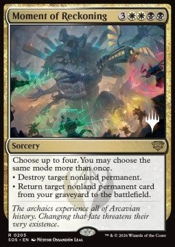 Moment of Reckoning - Secrets of Strixhaven: Promos (Rare) [PSOS-205]