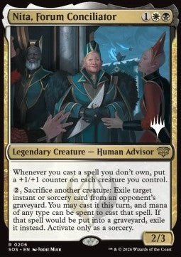 Nita, Forum Conciliator - Secrets of Strixhaven: Promos (Rare) [PSOS-206]