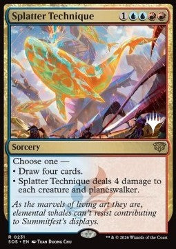 Splatter Technique - Secrets of Strixhaven: Promos (Rare) [PSOS-231]
