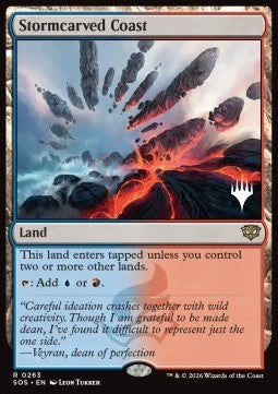 Stormcarved Coast - Secrets of Strixhaven: Promos (Rare) [PSOS-263]