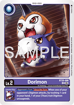 Dorimon (BT25-006) - Dual Revolution (Common) [BT-25-006]