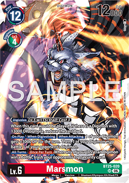 Marsmon (BT25-020) (V.1) - Dual Revolution (Super Rare) [BT-25-020]