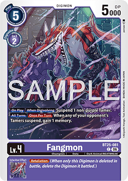 Fangmon (BT25-081) - Dual Revolution (Common) [BT-25-081]