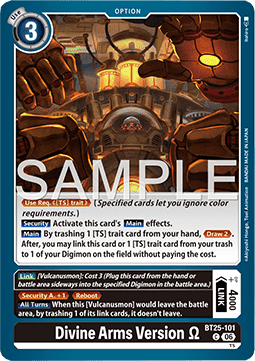 Divine Arms Version Ω (BT25-101) - Dual Revolution (Common) [BT-25-101]