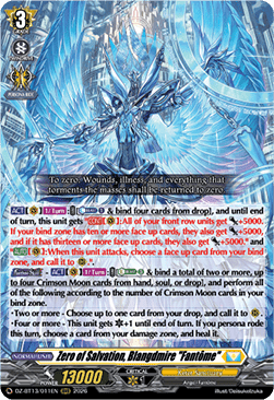 Zero of Salvation, Blangdmire "Fantôme"  (V.1 - Triple Rare) - Parallactic Clash (Triple Rare) [DZ-BT13-011]