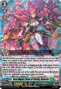 Great Magick Caster of Eternity, Berucrea  (V.1 - Triple Rare) - Parallactic Clash (Triple Rare) [DZ-BT13-014]