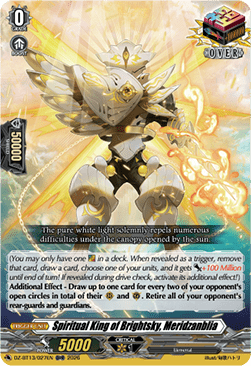 Spiritual King of Brightsky, Meridzanblia - Parallactic Clash (Over RR) [DZ-BT13-027]