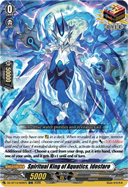 Spiritual King of Aquatics, Idosfaro - Parallactic Clash (Over RR) [DZ-BT13-029]