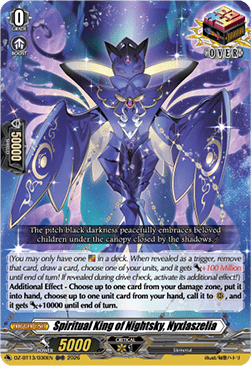 Spiritual King of Nightsky, Nyxlaszelia - Parallactic Clash (Over RR) [DZ-BT13-030]