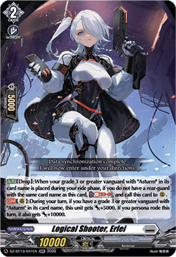 Logical Shooter, Erlei  (V.1 - Double Rare) - Parallactic Clash (Double Rare) [DZ-BT13-041]