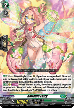 Amiable Fairy  (V.1 - Double Rare) - Parallactic Clash (Double Rare) [DZ-BT13-047]