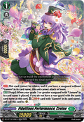 Fidelitous Performance, Croine  (V.1 - Double Rare) - Parallactic Clash (Double Rare) [DZ-BT13-049]