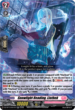 Snowlight Reading, Liothek  (V.1 - Double Rare) - Parallactic Clash (Double Rare) [DZ-BT13-051]