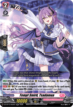 Tempt Smirk, Tsadamua  (V.1 - Double Rare) - Parallactic Clash (Double Rare) [DZ-BT13-052]