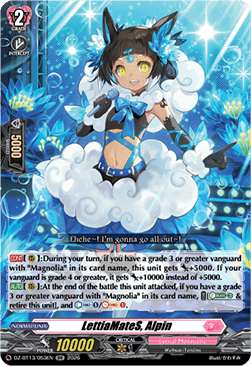 LettiaMateS, Alpin  (V.1 - Double Rare) - Parallactic Clash (Double Rare) [DZ-BT13-053]