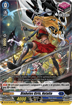 Diabolos Girls, Natalia - Parallactic Clash (Rare) [DZ-BT13-061]