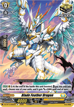 Blade Feather Dragon - Parallactic Clash (Rare) [DZ-BT13-065]