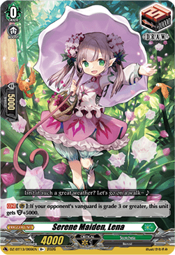 Serene Maiden, Lena - Parallactic Clash (Rare) [DZ-BT13-069]