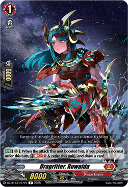 Dragritter, Ruwaida  (V.1 - Rare) - Parallactic Clash (Rare) [DZ-BT13-077]
