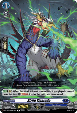 Strife Tigarudo  (V.1 - Rare) - Parallactic Clash (Rare) [DZ-BT13-081]