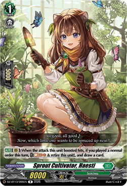 Sprout Cultivator, Haesti  (V.1 - Rare) - Parallactic Clash (Rare) [DZ-BT13-095]