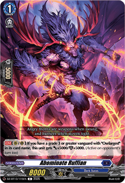 Abominate Ruffian - Parallactic Clash (Common) [DZ-BT13-115]