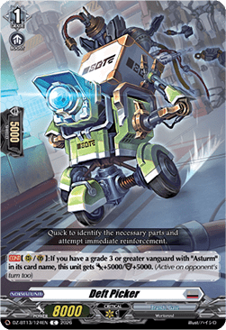 Deft Picker - Parallactic Clash (Common) [DZ-BT13-124]