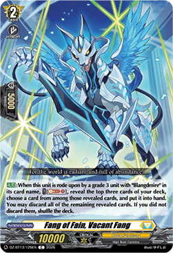 Fang of Fain, Vacant Fang - Parallactic Clash (Common) [DZ-BT13-129]