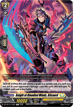 Knight of Bloodied Winds, Kilcoard - Parallactic Clash (Common) [DZ-BT13-130]