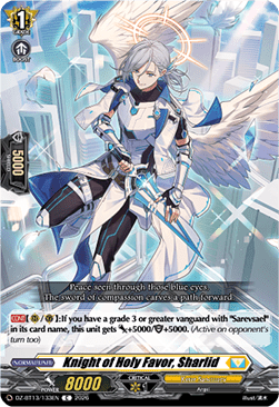 Knight of Holy Favor, Sharlid - Parallactic Clash (Common) [DZ-BT13-133]