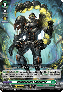 Unbreakable Scorperor - Parallactic Clash (Common) [DZ-BT13-136]