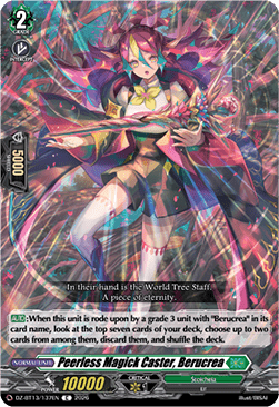 Peerless Magick Caster, Berucrea - Parallactic Clash (Common) [DZ-BT13-137]