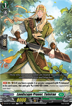 Landscape Pruner, Toleiran - Parallactic Clash (Common) [DZ-BT13-138]