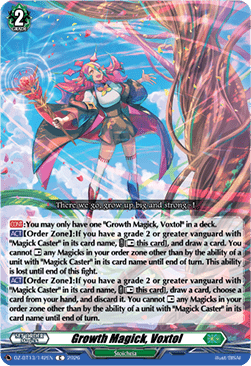 Growth Magick, Voxtol - Parallactic Clash (Common) [DZ-BT13-142]