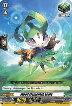 Wood Elemental, Leafy - Parallactic Clash (Common) [DZ-BT13-154]