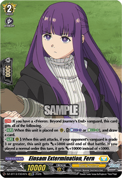 Einsam Extermination, Fern - Parallactic Clash (Special EX) [DZ-BT13-EX04]