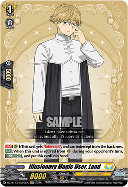 Illusionary Magic User, Land - Parallactic Clash (Special EX) [DZ-BT13-EX16]