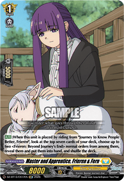 Master and Apprentice, Frieren & Fern - Parallactic Clash (Special EX) [DZ-BT13-EX17]