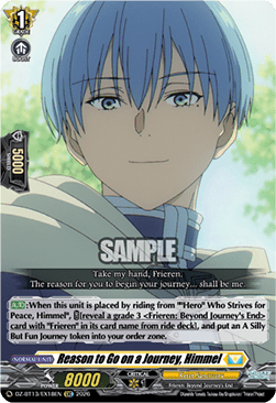 Reason to Go on a Journey, Himmel - Parallactic Clash (Special EX) [DZ-BT13-EX18]