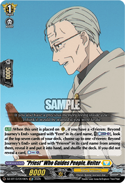 "Priest" Who Guides People, Heiter - Parallactic Clash (Special EX) [DZ-BT13-EX19]