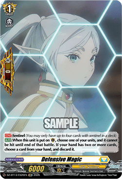 Defensive Magic - Parallactic Clash (Special EX) [DZ-BT13-EX20]