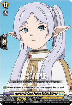 Journey to Know People Better, Frieren - Parallactic Clash (Special EX) [DZ-BT13-EX21]
